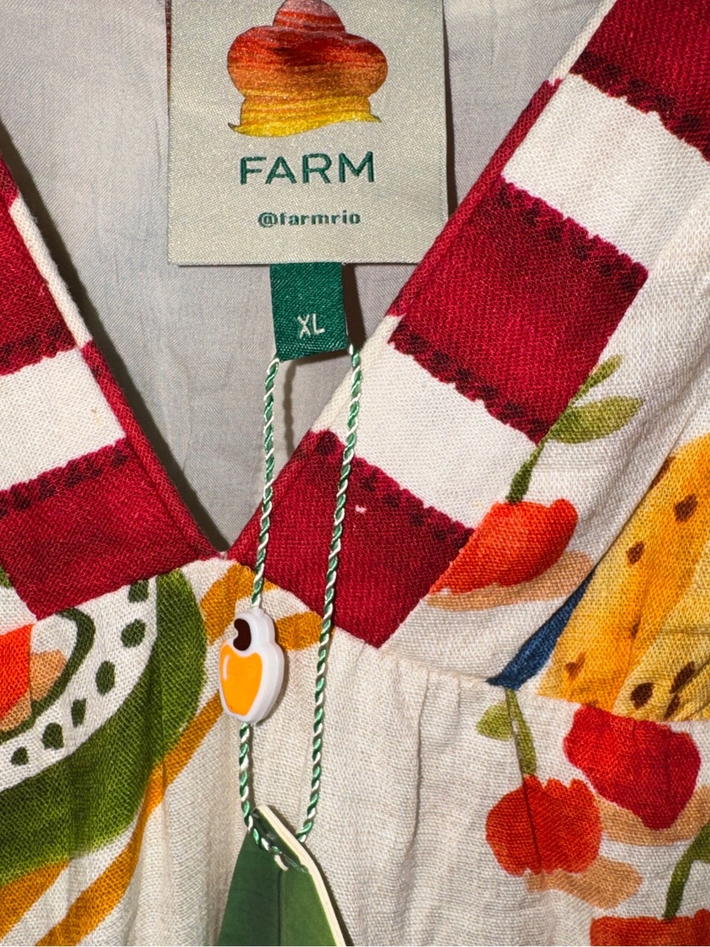 FARM RIO Mixed Picnic Maxi Dress Size XL New with Tag Sold out online - Picture 14 of 16